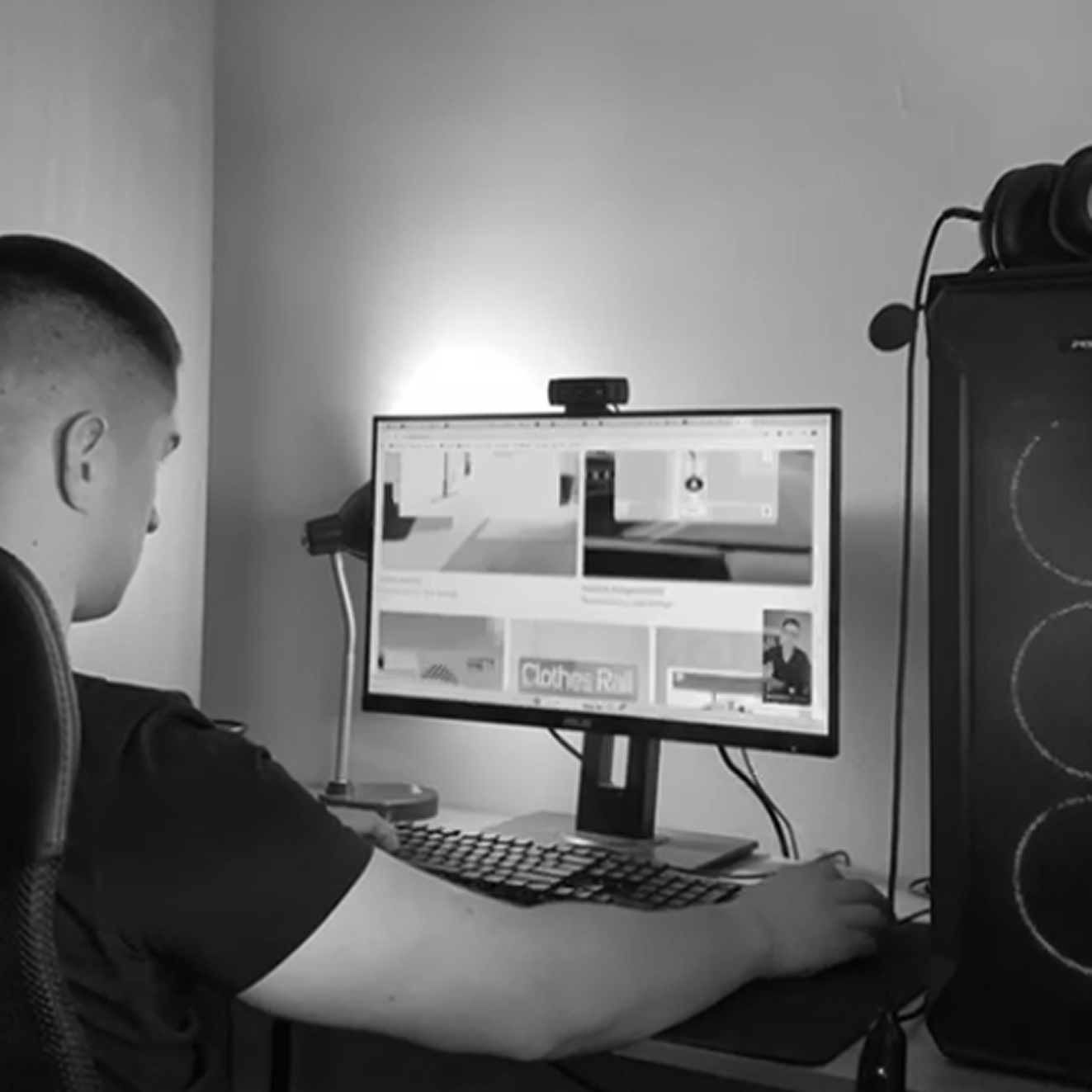 Placeholder — replace with photo of Nikola at his desk